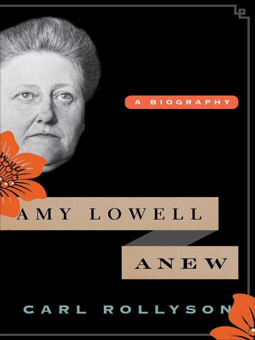 Cover image for Amy Lowell Anew